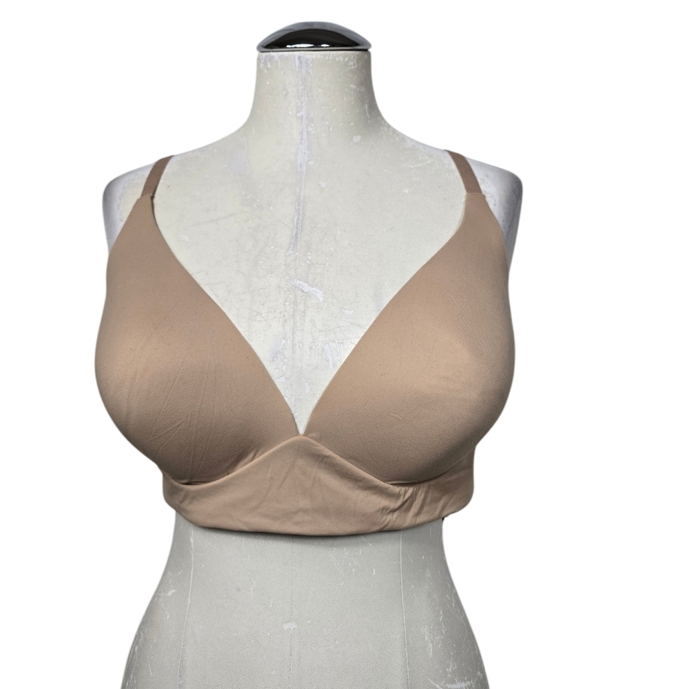 NWT Ambrielle Super Soft Lounge Pecan Praline Bra XL